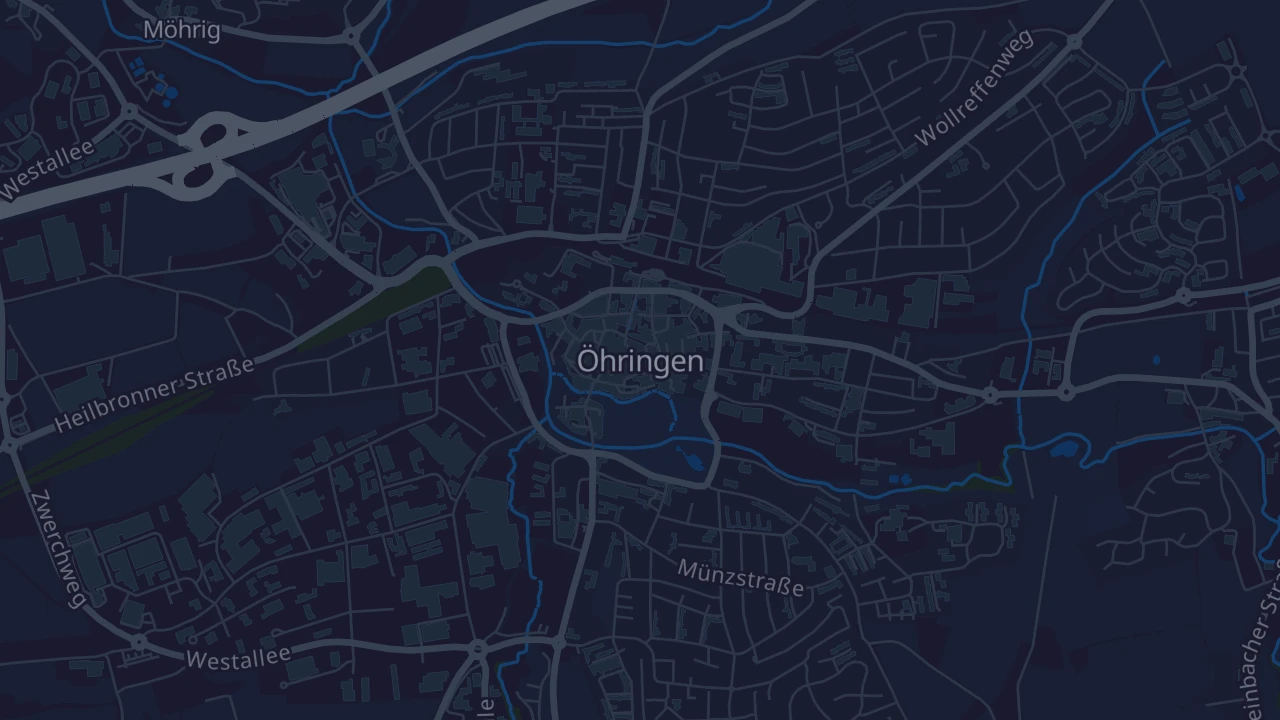 Karte von Öhringen