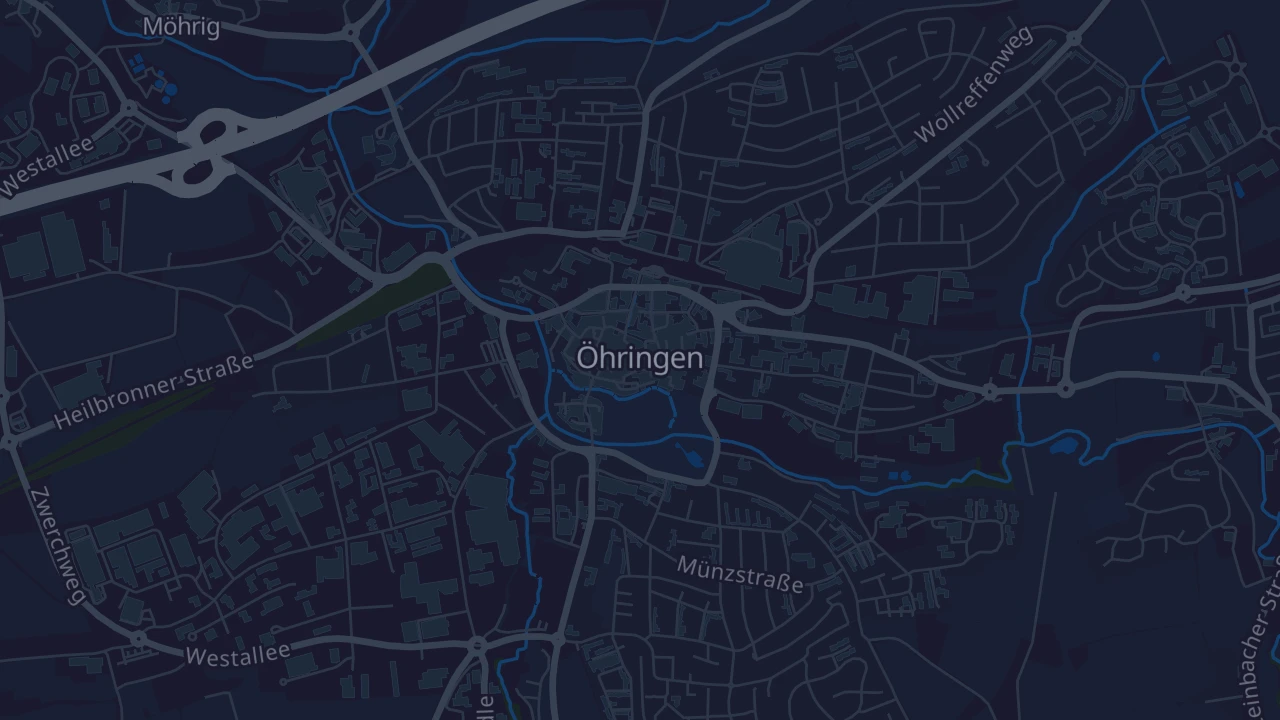 Karte von Öhringen
