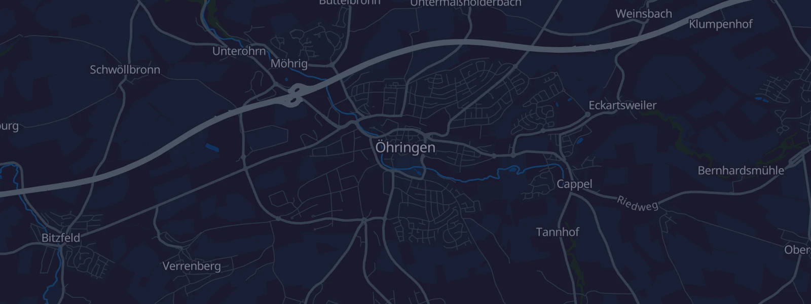 Karte von Öhringen