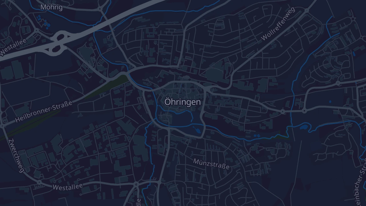 Karte von Öhringen
