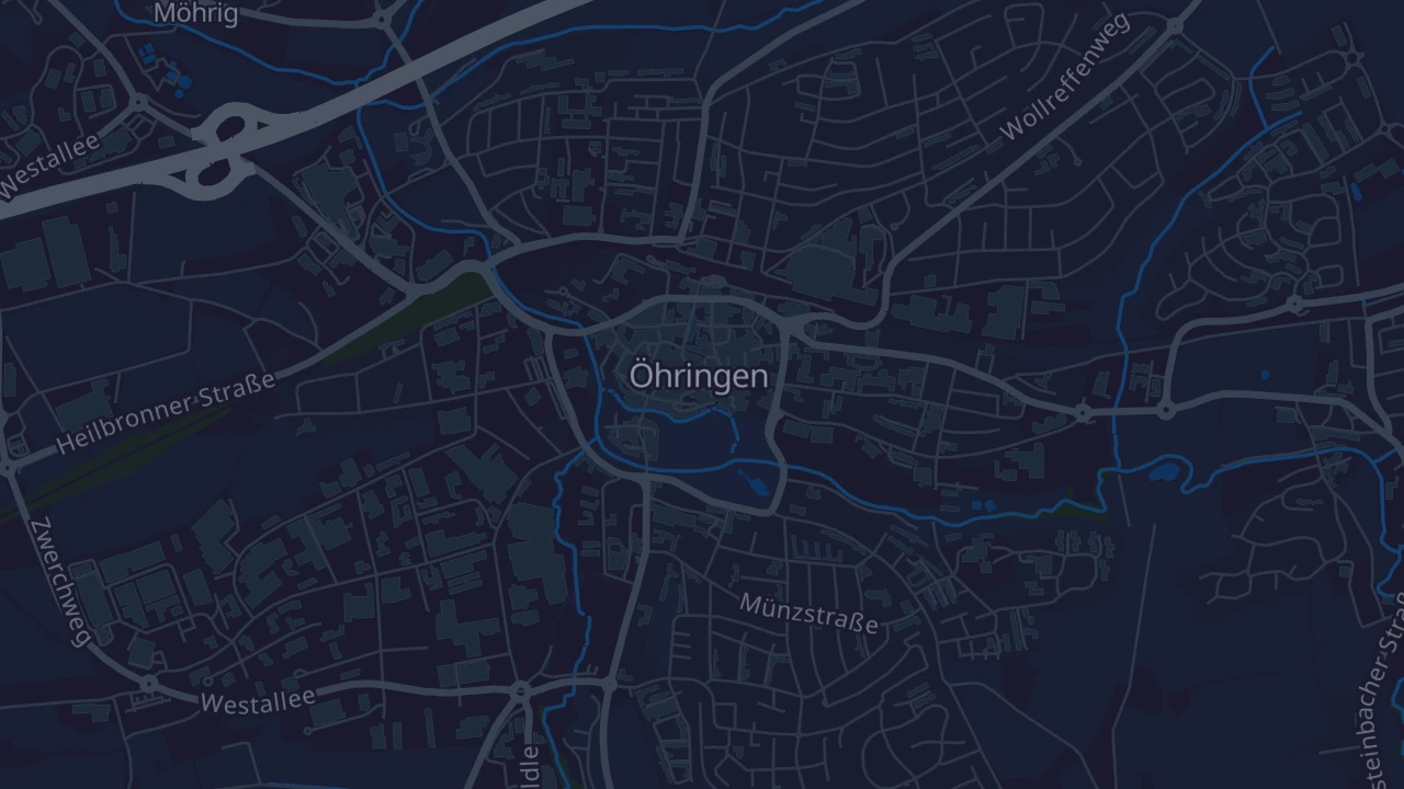 Karte von Öhringen
