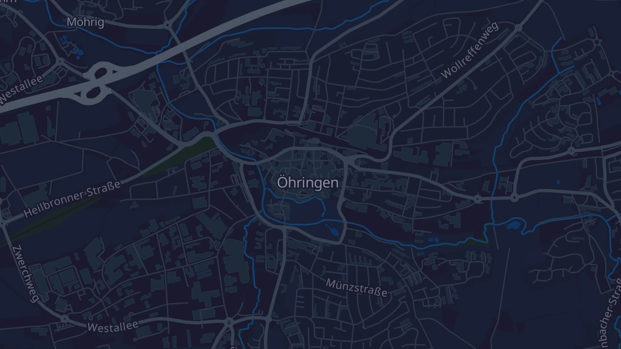 Karte von Öhringen
