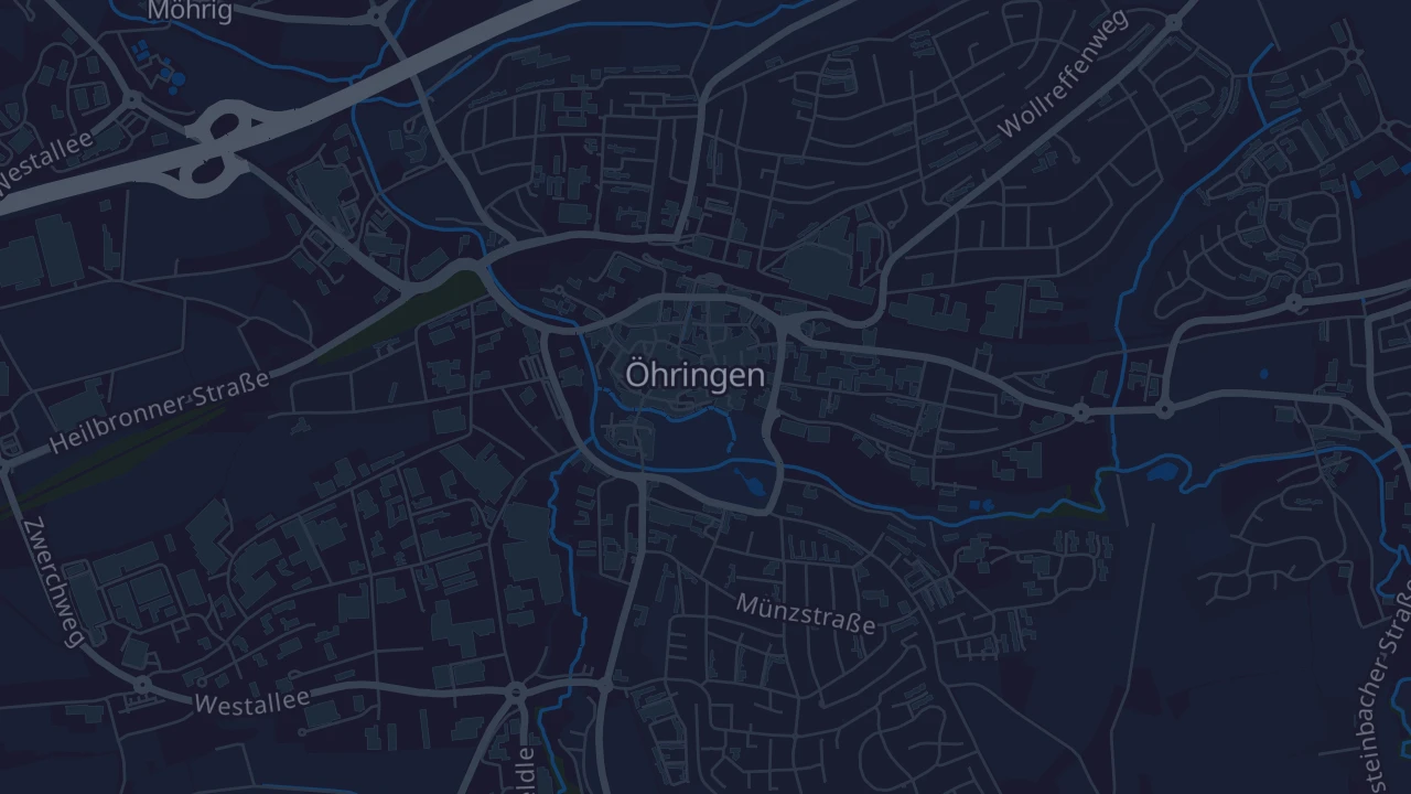 Karte von Öhringen