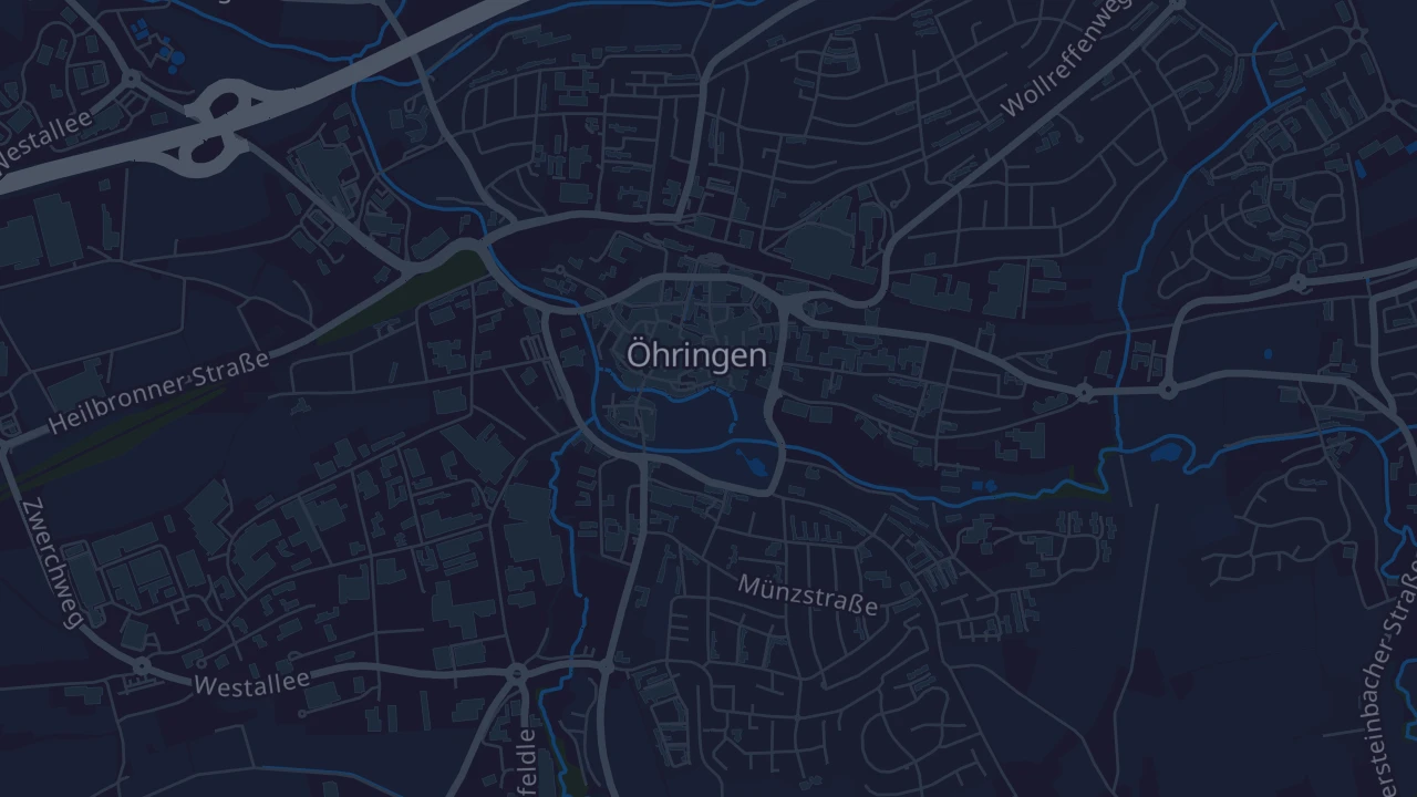 Karte von Öhringen