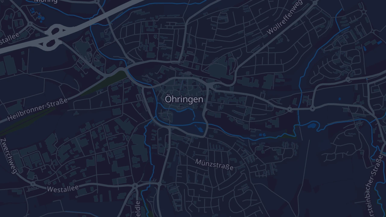 Karte von Öhringen
