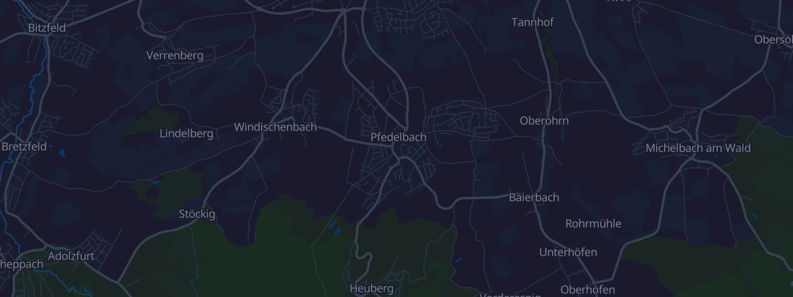 Karte von Pfedelbach