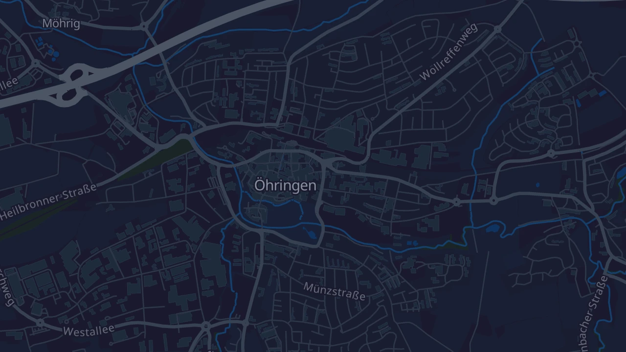 Karte von Öhringen