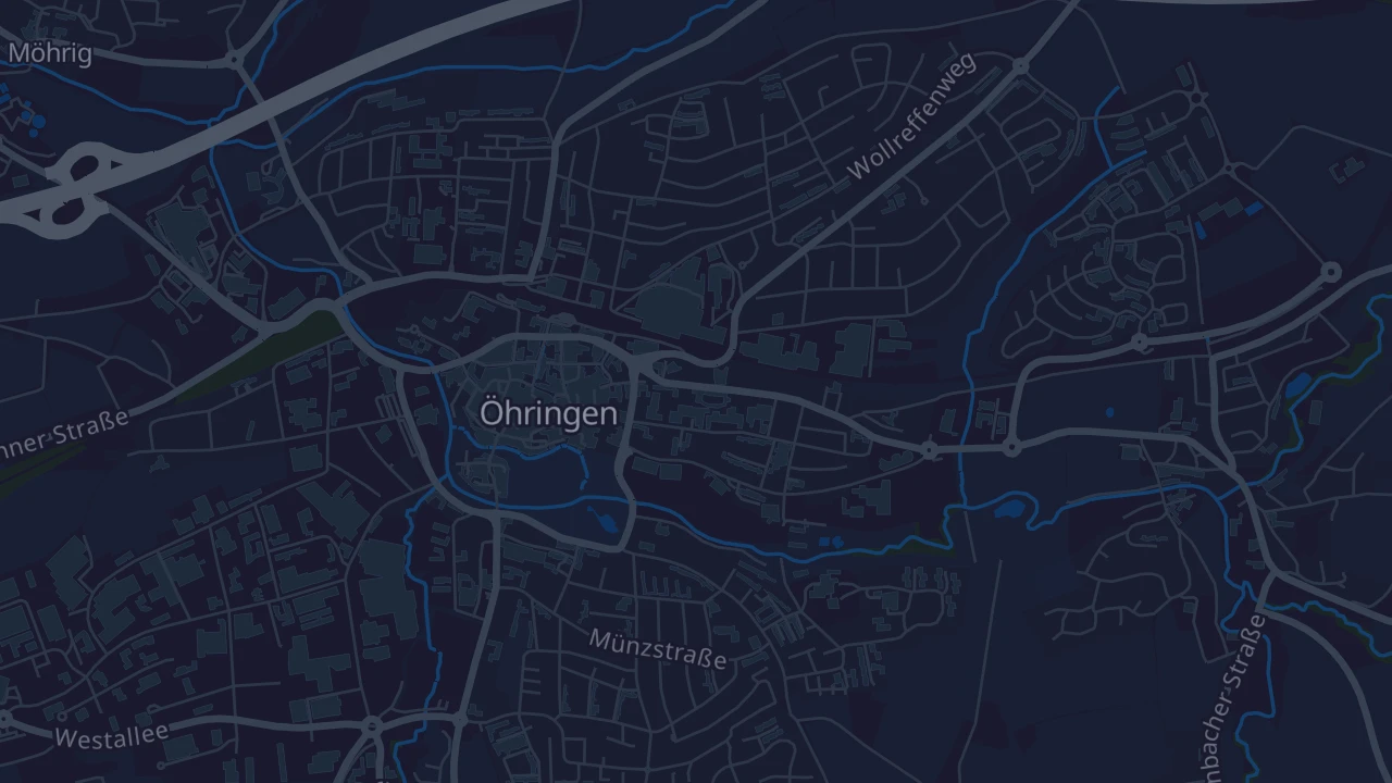 Karte von Öhringen