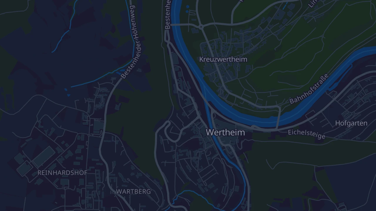 Karte von Wertheim