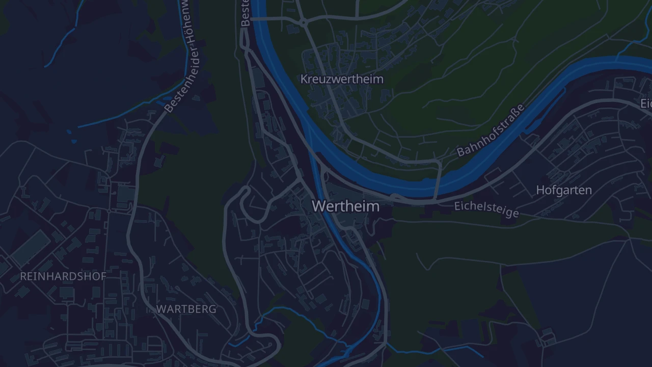 Karte von Wertheim