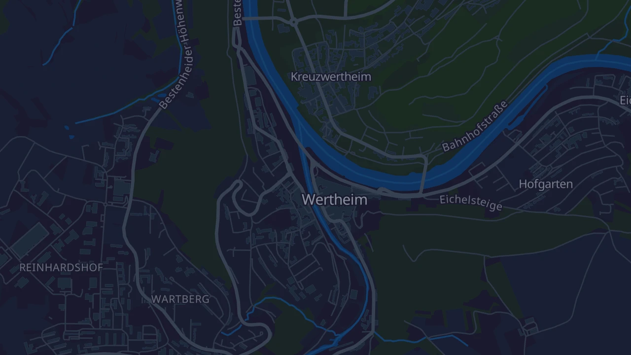 Karte von Wertheim