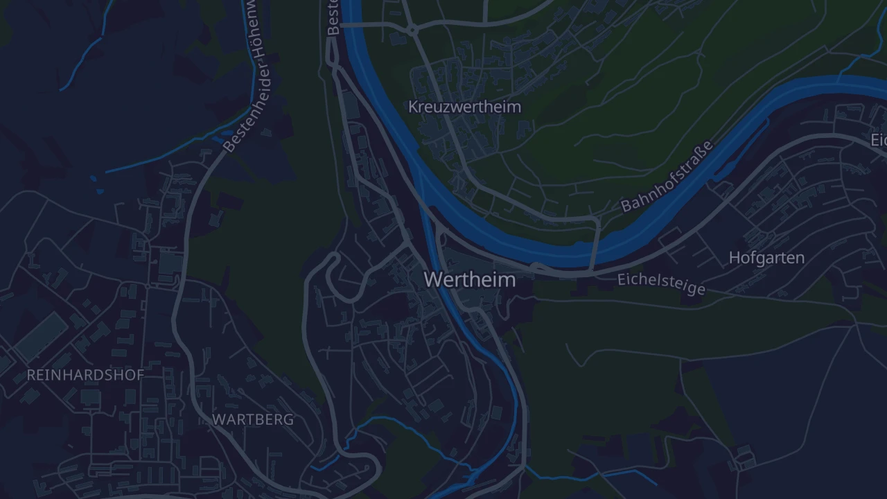 Karte von Wertheim