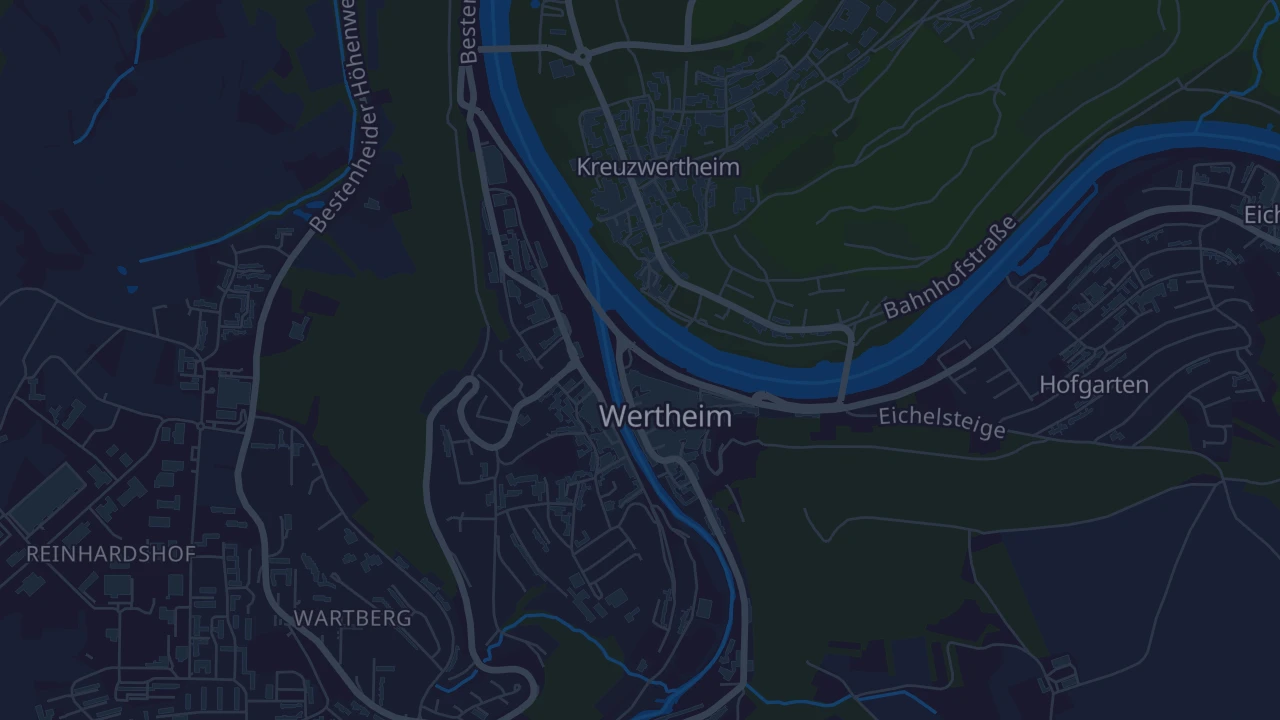 Karte von Wertheim