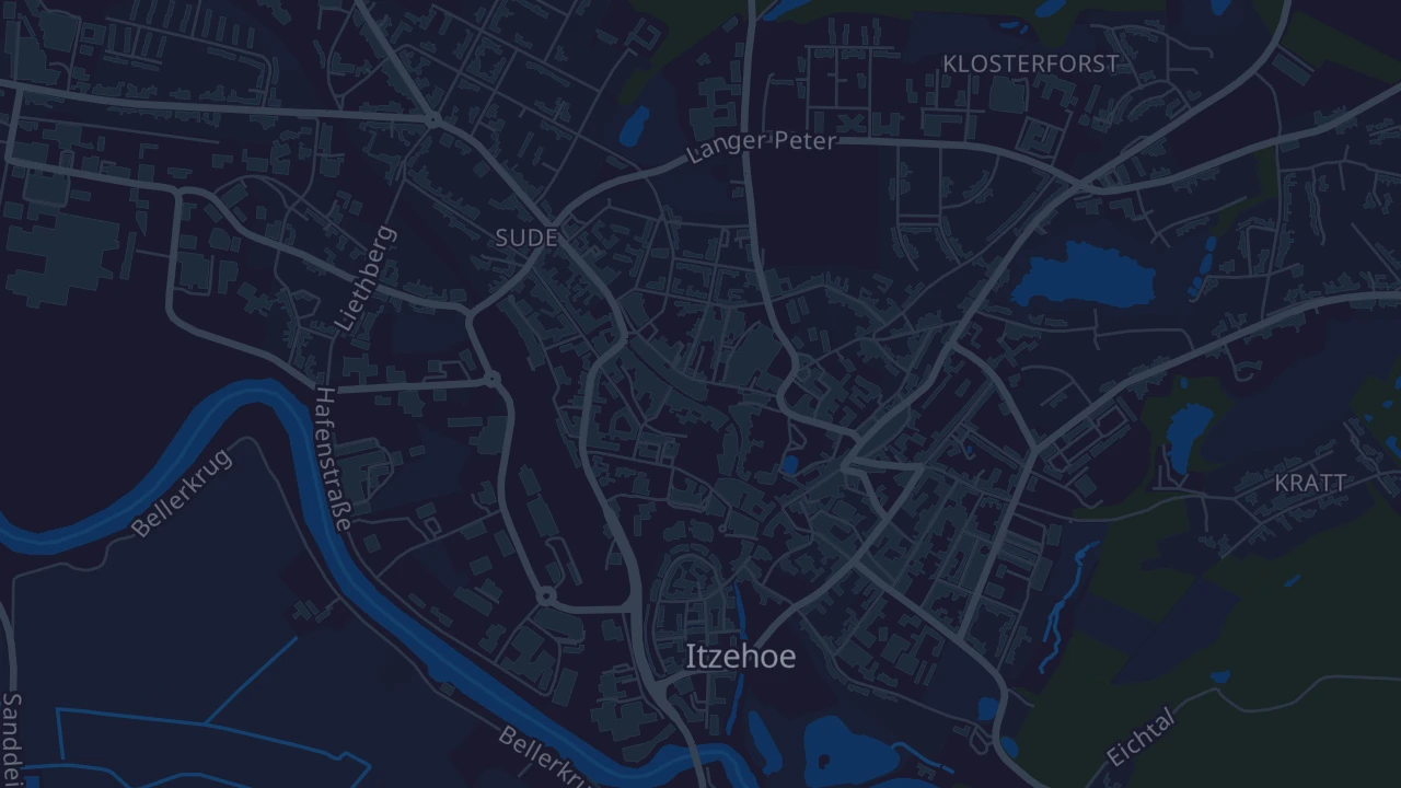 Karte von Itzehoe