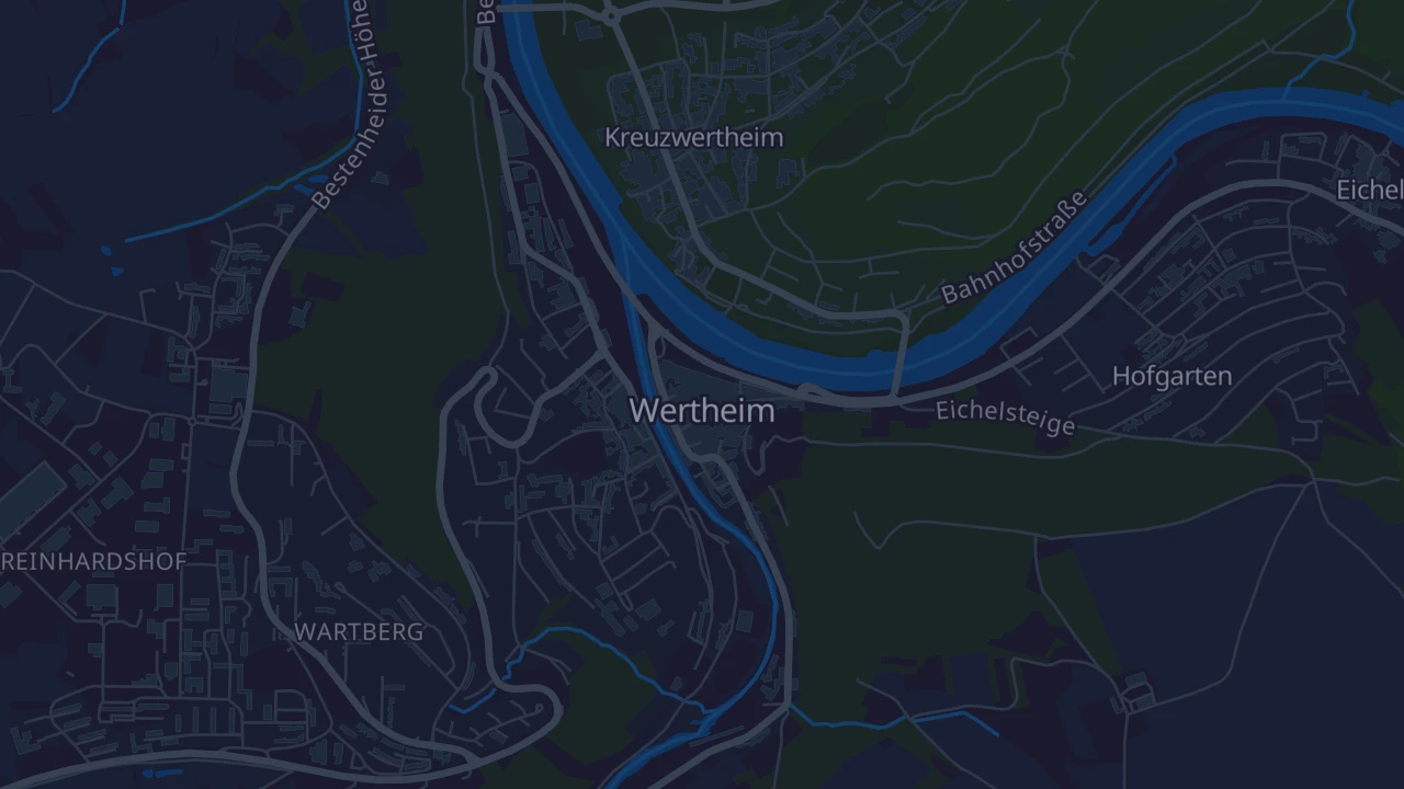Karte von Wertheim