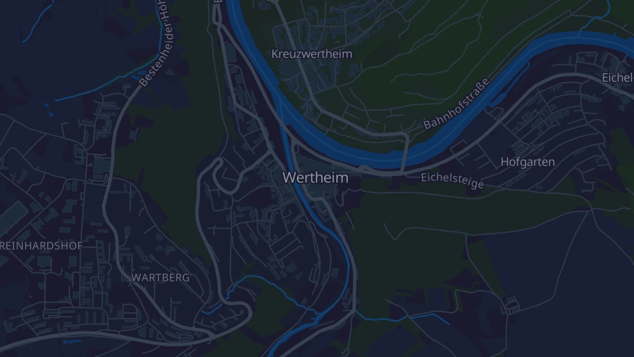 Karte von Wertheim