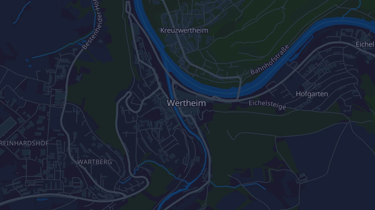 Karte von Wertheim