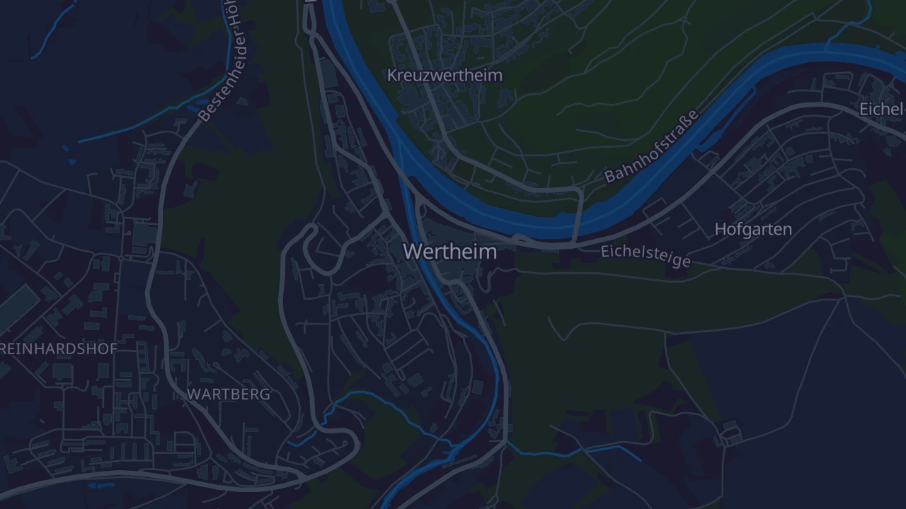 Karte von Wertheim