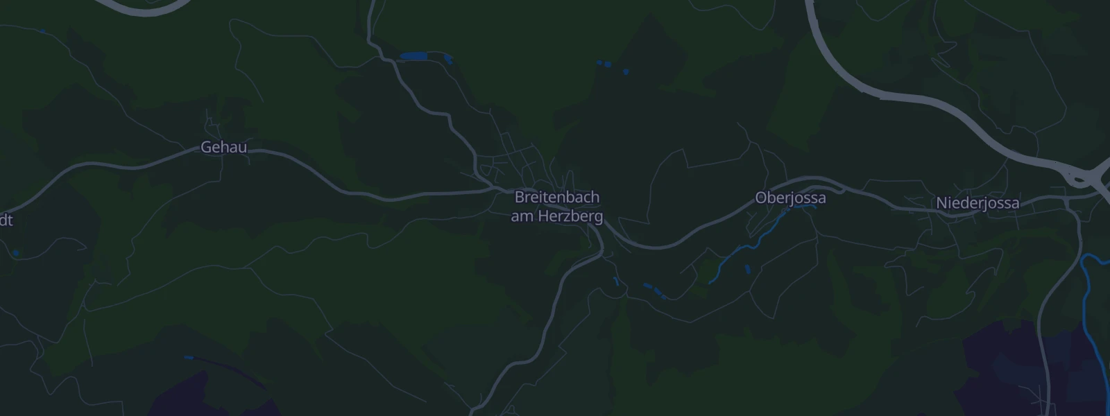 Karte von Breitenbach am Herzberg