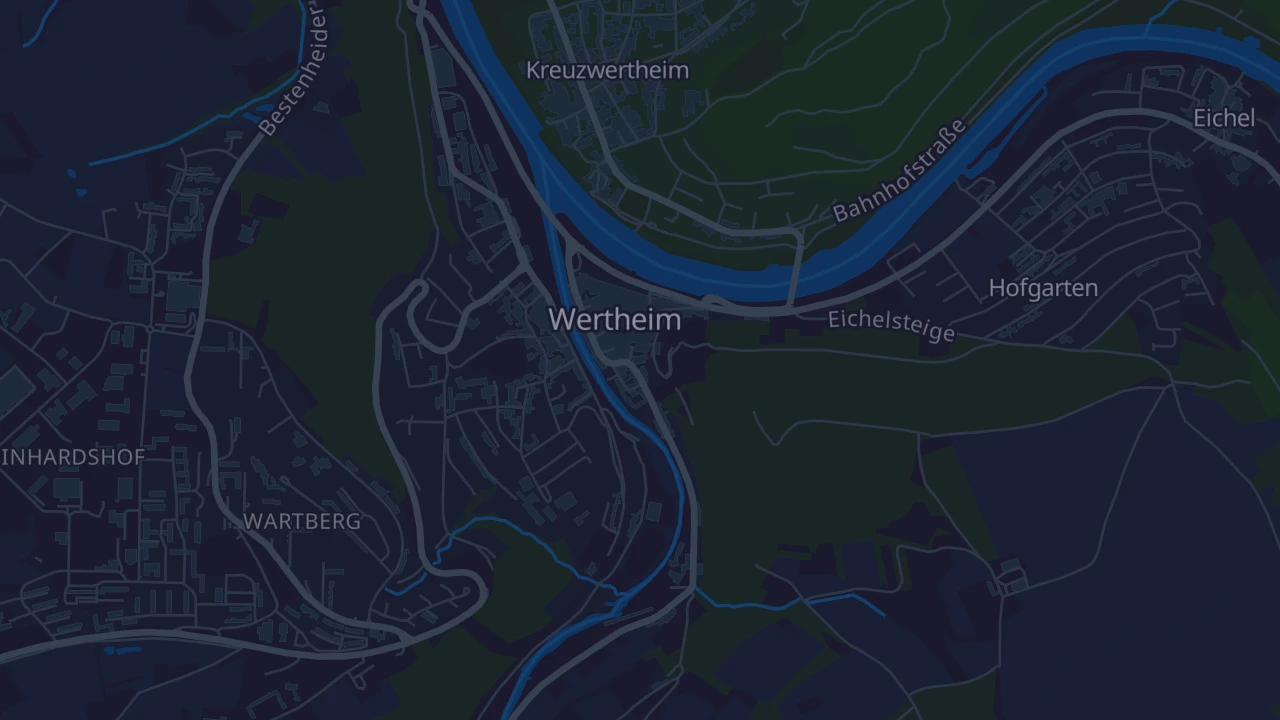 Karte von Wertheim