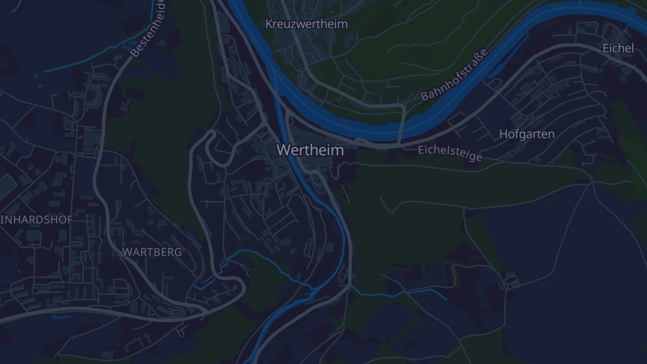 Karte von Wertheim