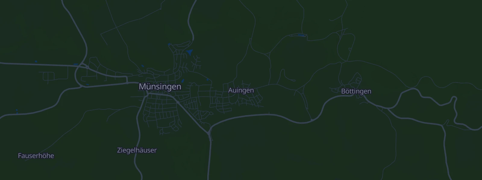 Karte von Münsingen - Auingen