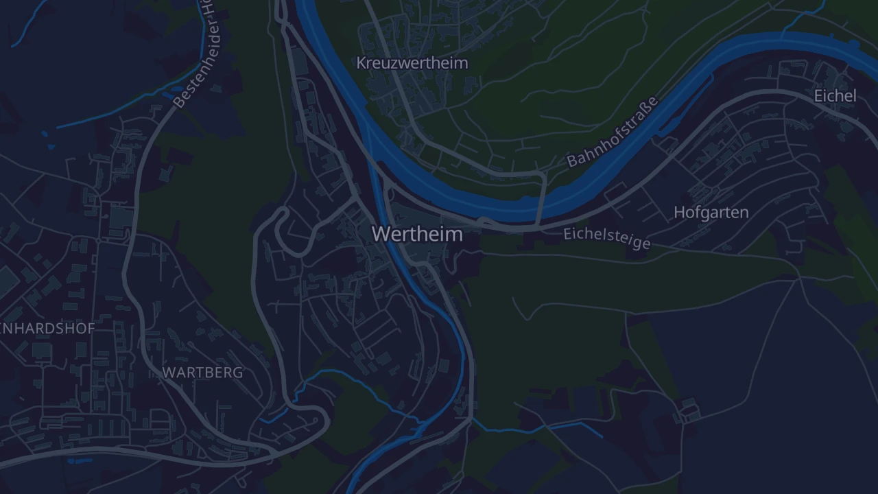 Karte von Wertheim