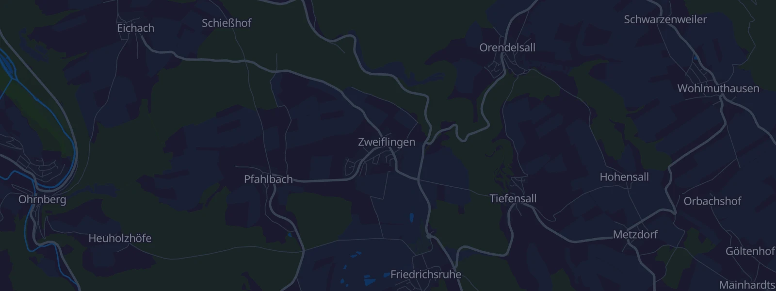 Karte von Zweiflingen