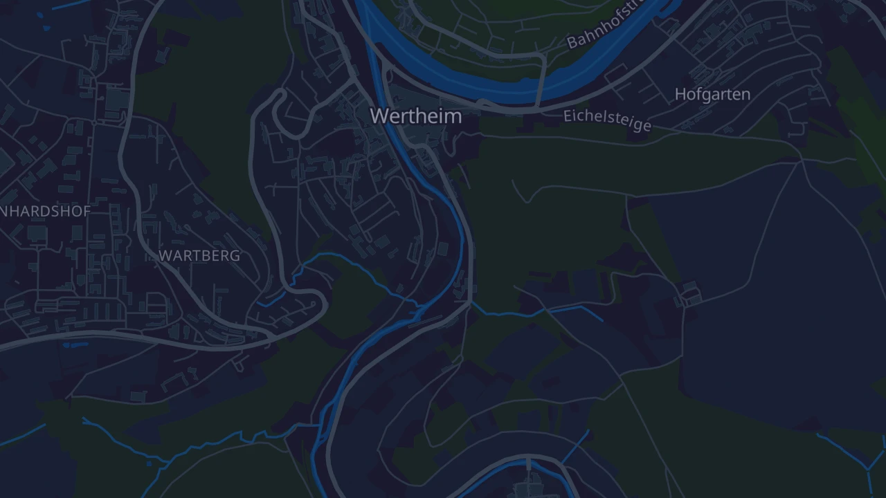 Karte von Wertheim