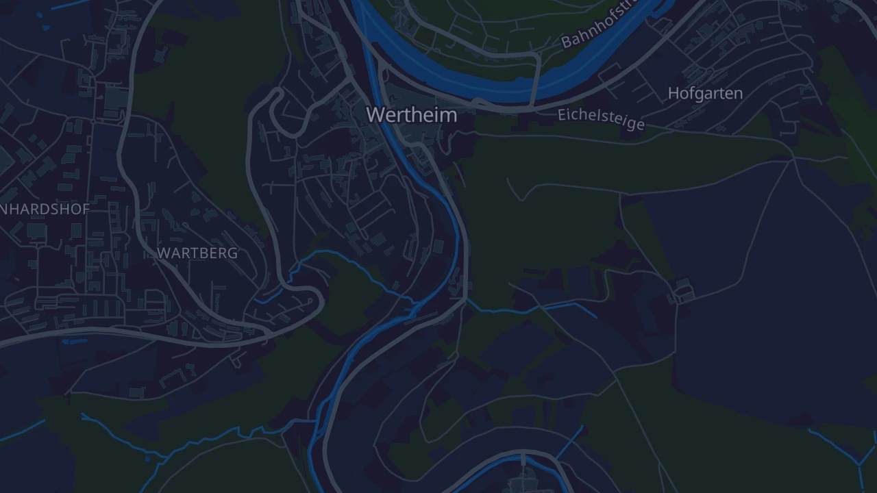 Karte von Wertheim
