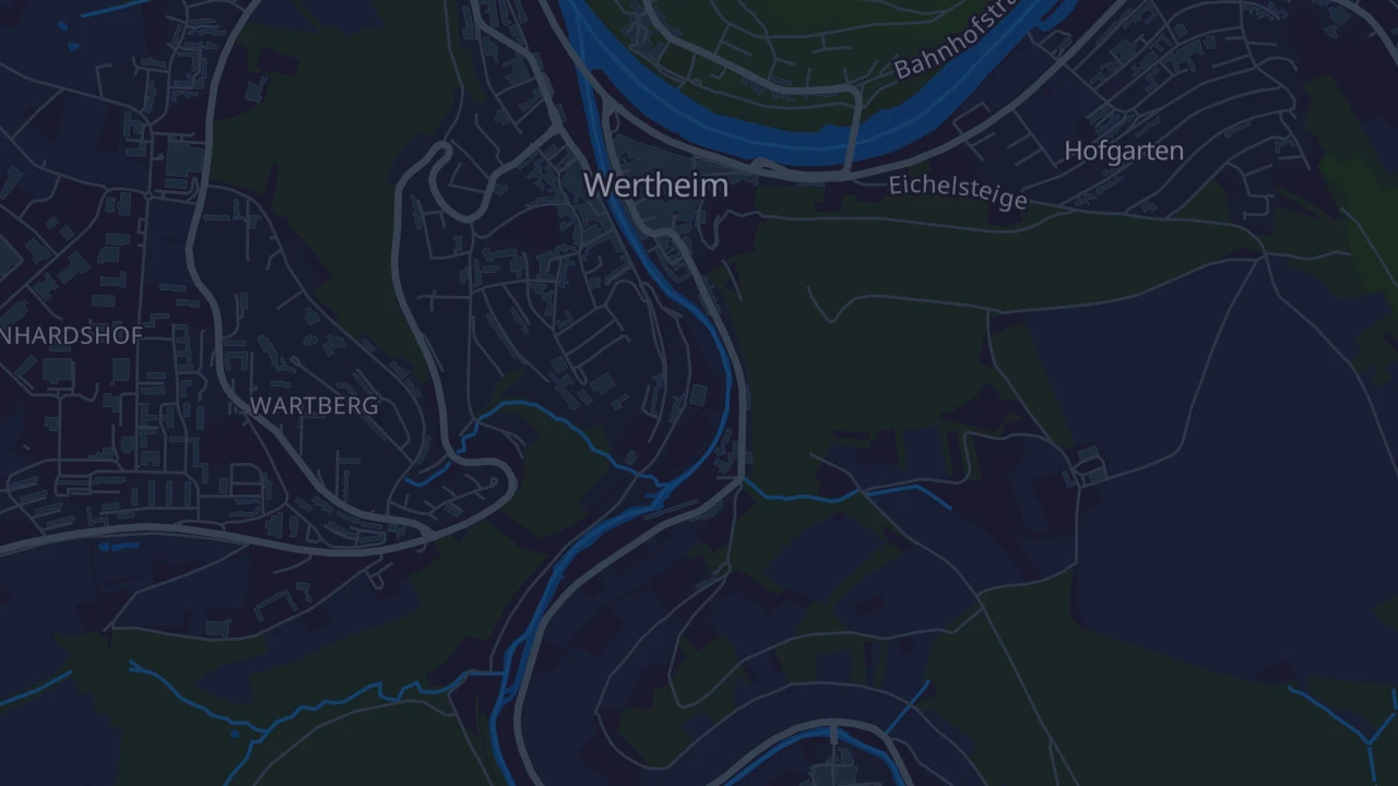 Karte von Wertheim