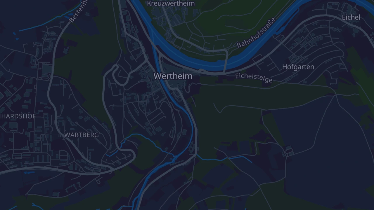 Karte von Wertheim