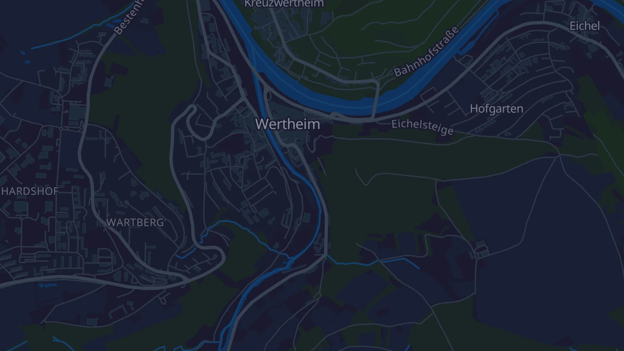 Karte von Wertheim