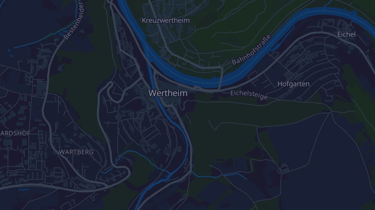 Karte von Wertheim