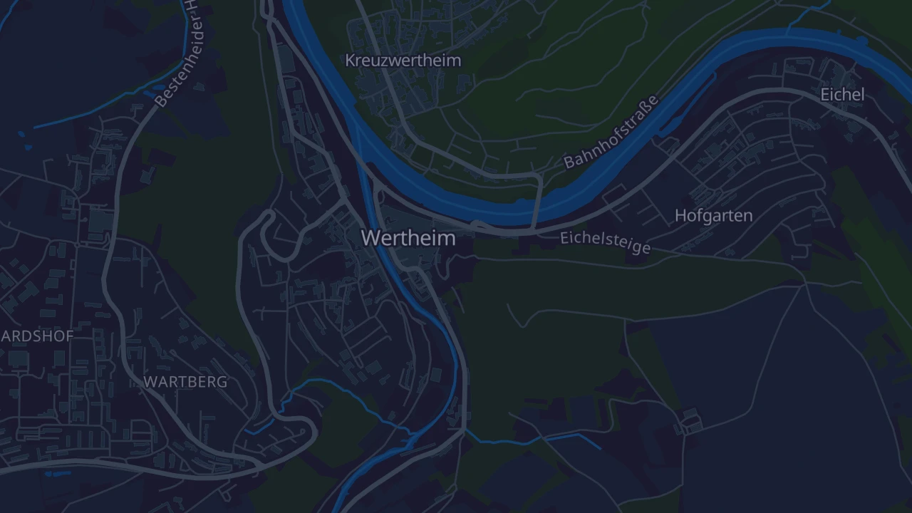 Karte von Wertheim