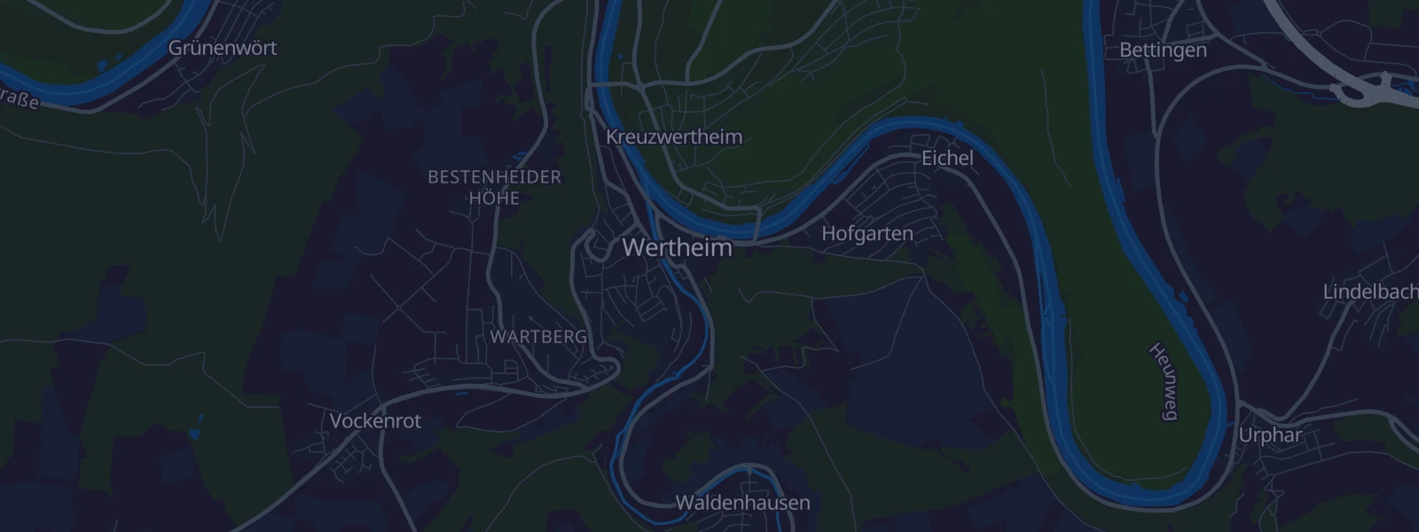 Karte von Wertheim