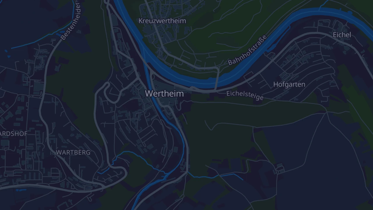 Karte von Wertheim