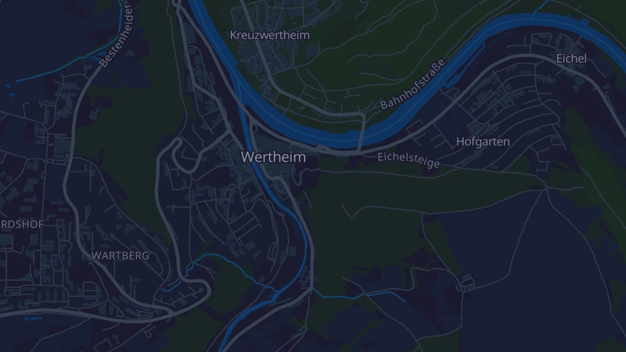 Karte von Wertheim