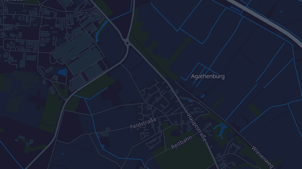 Karte von Agathenburg