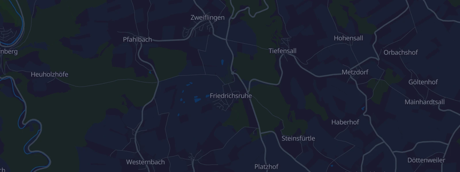 Karte von Zweiflingen-Friedrichsruhe