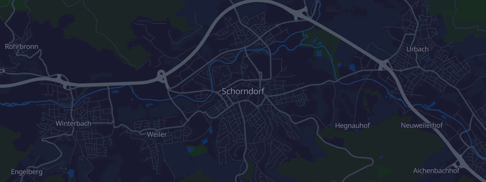Karte von Schorndorf