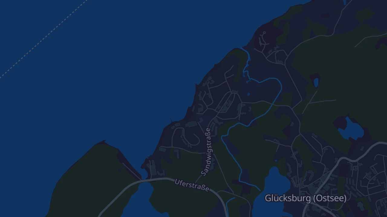 Karte von Glücksburg