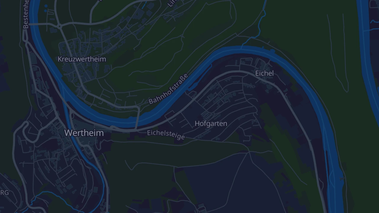 Karte von Wertheim
