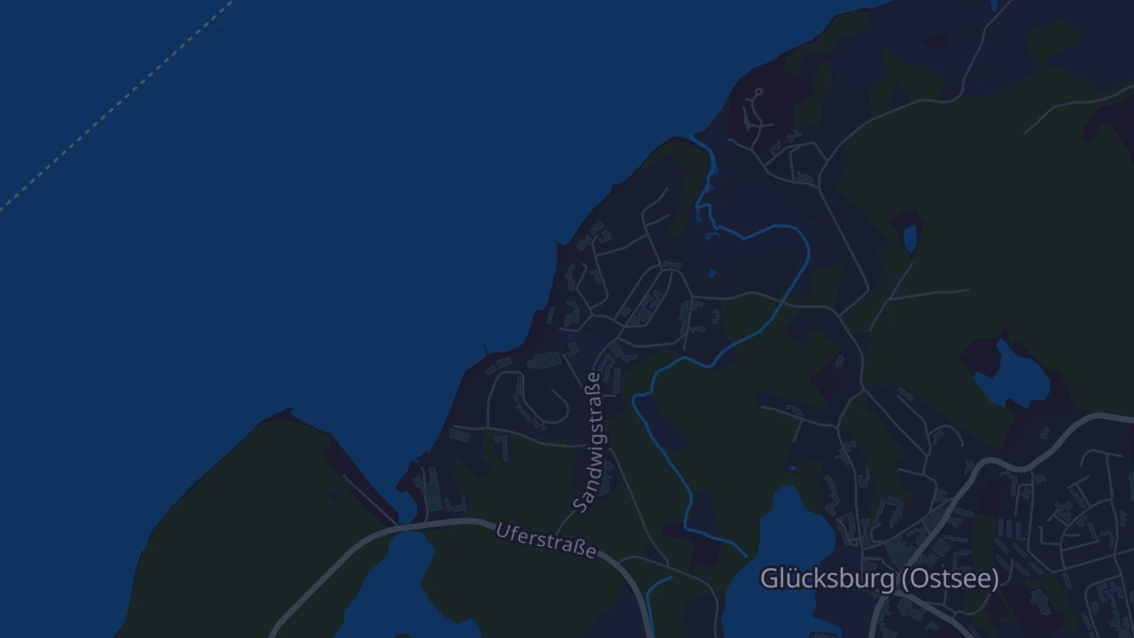 Karte von Glücksburg