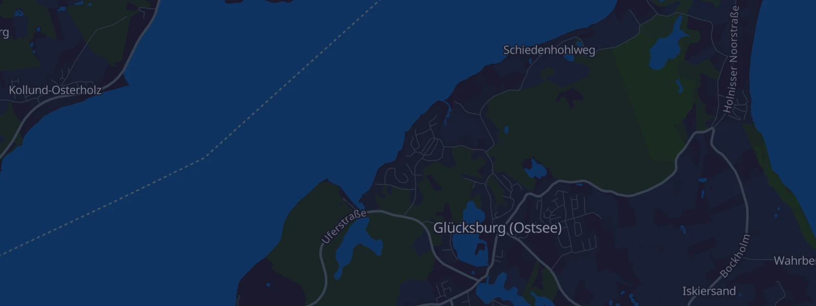 Karte von Glücksburg