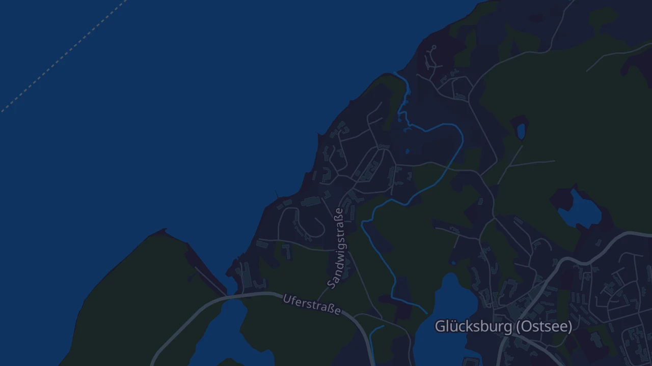 Karte von Glücksburg