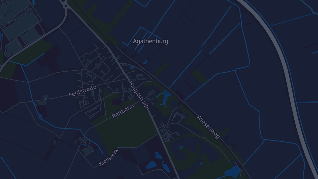 Karte von Agathenburg