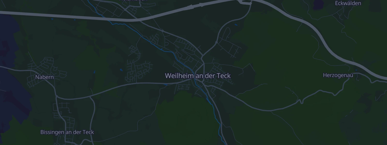 Karte von Weilheim an der Teck