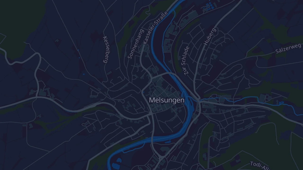 Karte von Melsungen