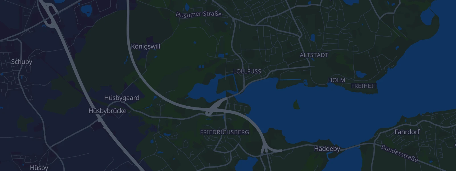 Karte von Schleswig